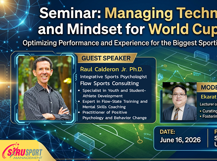Seminar: Managing Technology and Mindset
for World Cup 2026